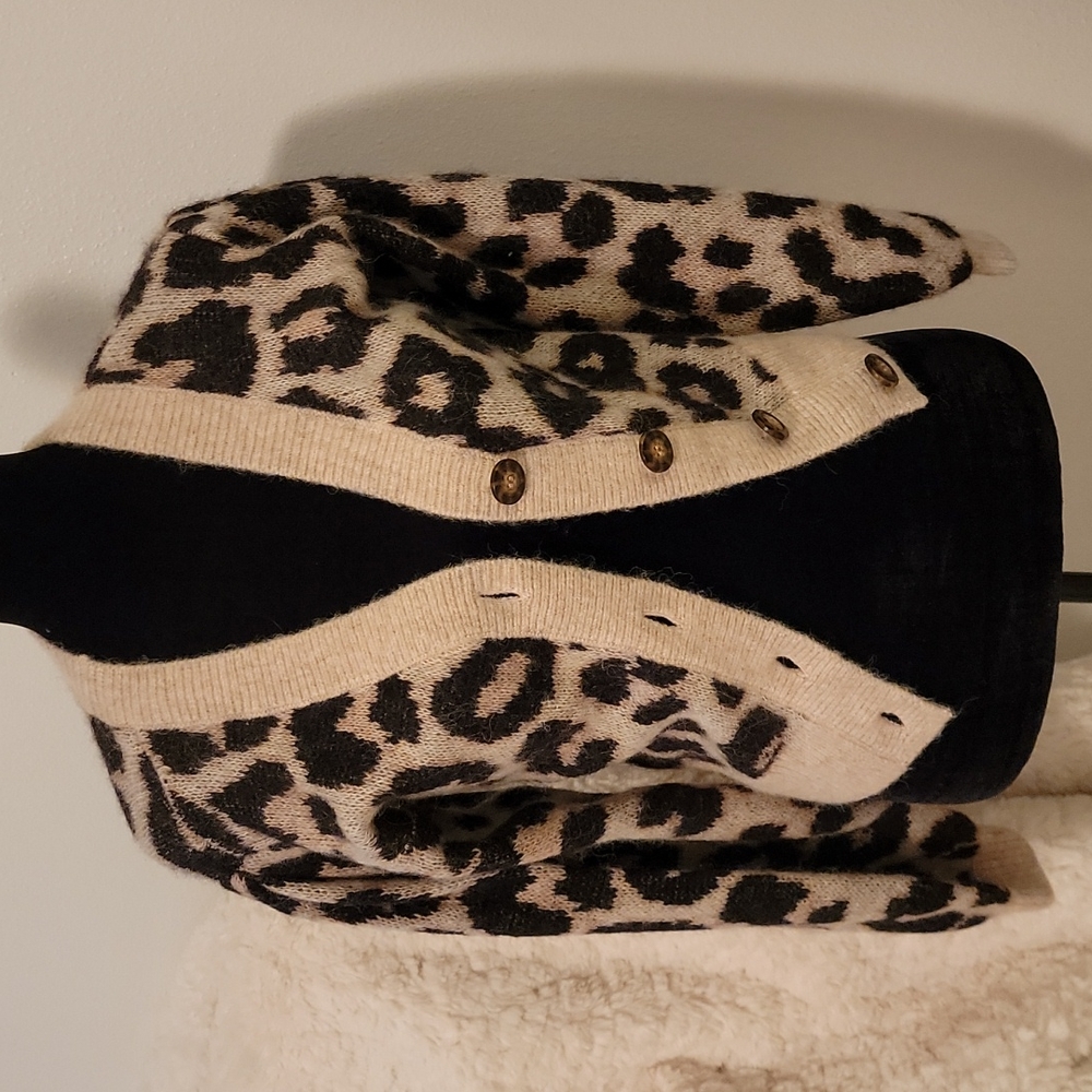 And Other Stories cropped leopard cardigan